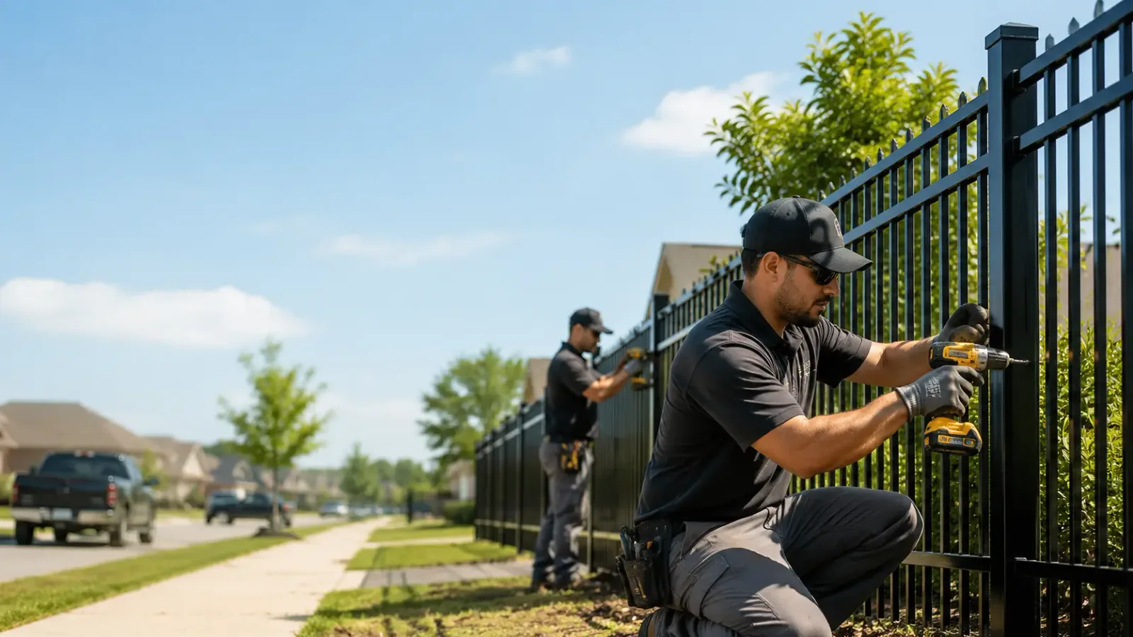 Metal Fence Installation in Wolf Lake, IL